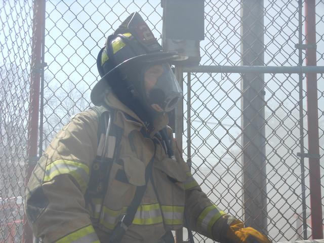 Firefighter Matt Groseclose.